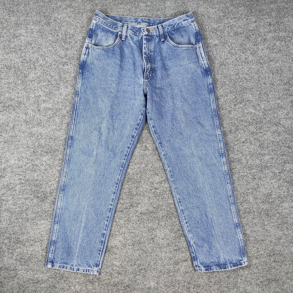 Maverick Jeans Mens 32x29 Light Wash Blue Regular Fit Straight Denim Pants